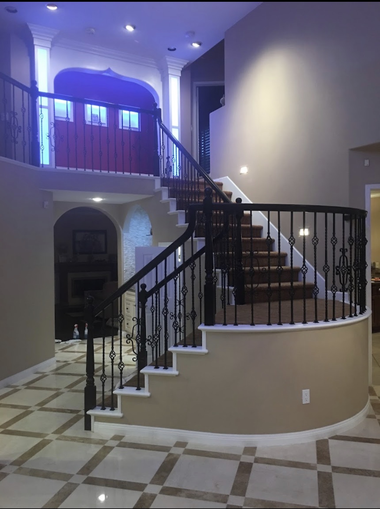 Wrought Iron Grand Stair