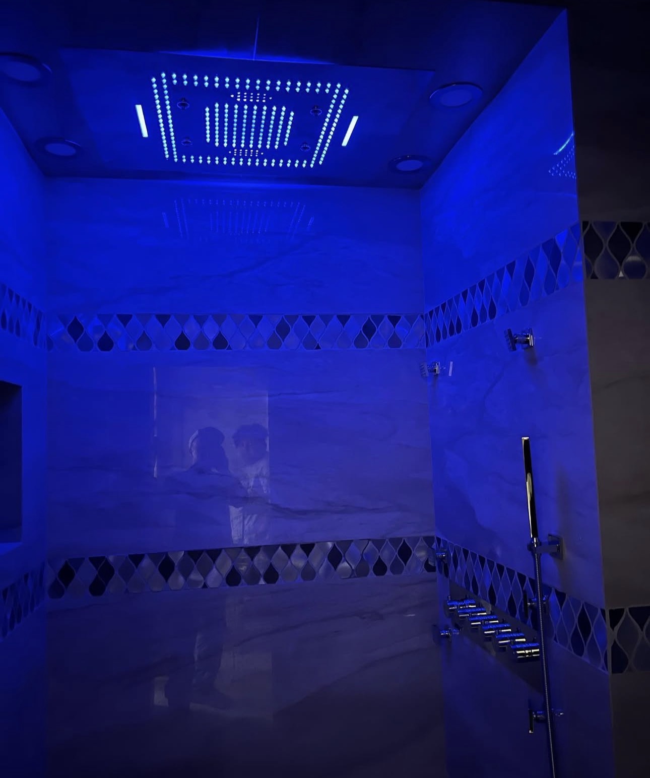 LED Chromotherapy Shower